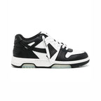 Off-Weiß Out Of Office Sneaker Leder Weiß und Schwarz Herren