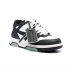 Off-Weiß Out Of Office Sneaker Leder Weiß und Schwarz Herren