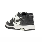 Off-Weiß Out Of Office Sneaker Leder Weiß und Schwarz Herren