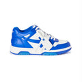 Off-Weiß Out Of Office Sneaker Leder Weiß und Blau Herren