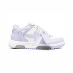 Off-Weiß Out Of Office Sneaker Leder Weiß und Lilla Herren
