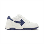 Off-Weiß Out Of Office Sneaker Leder Weiß und Blau Herren Elegant