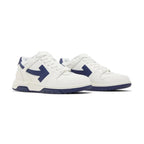 Off-Weiß Out Of Office Sneaker Leder Weiß und Blau Herren Elegant