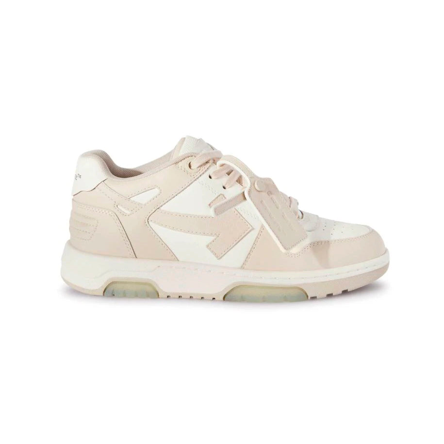 Off-Weiß Out Of Office Sneaker Leder Weiß und Beige Herren Elegant