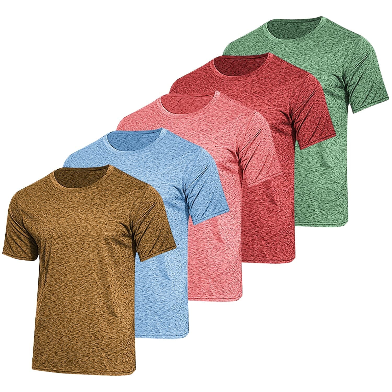 5 Pack Athletisch T Hemden