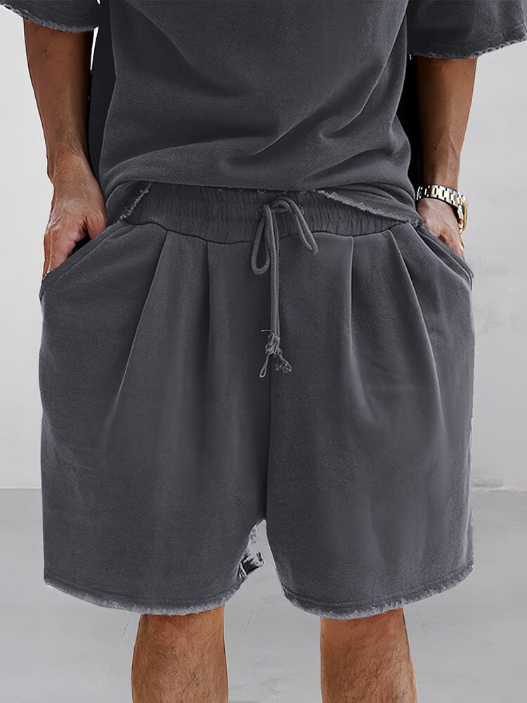 Casual Lockere Fit Pure Baumwolle Sports T-Hemd/ Sports Shorts