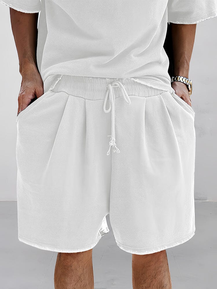 Casual Lockere Fit Pure Baumwolle Sports T-Hemd/ Sports Shorts