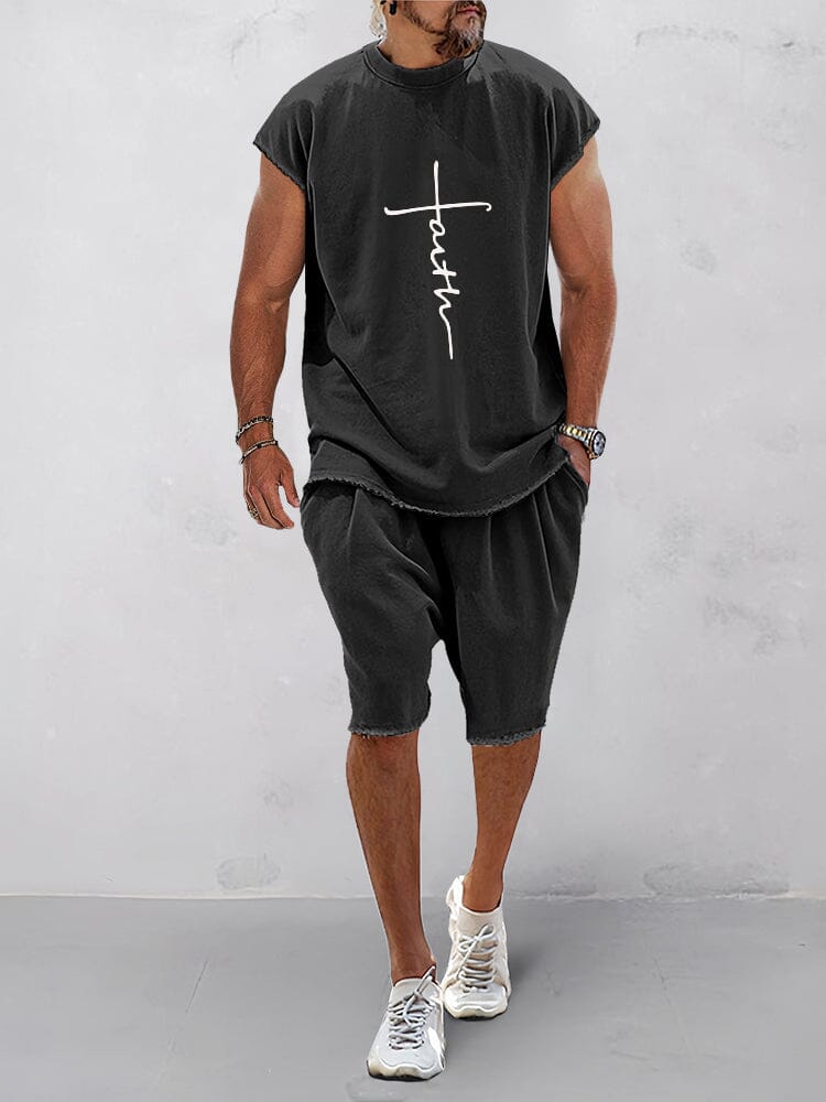 Casual Kurz Ärmel Sports Tee Set