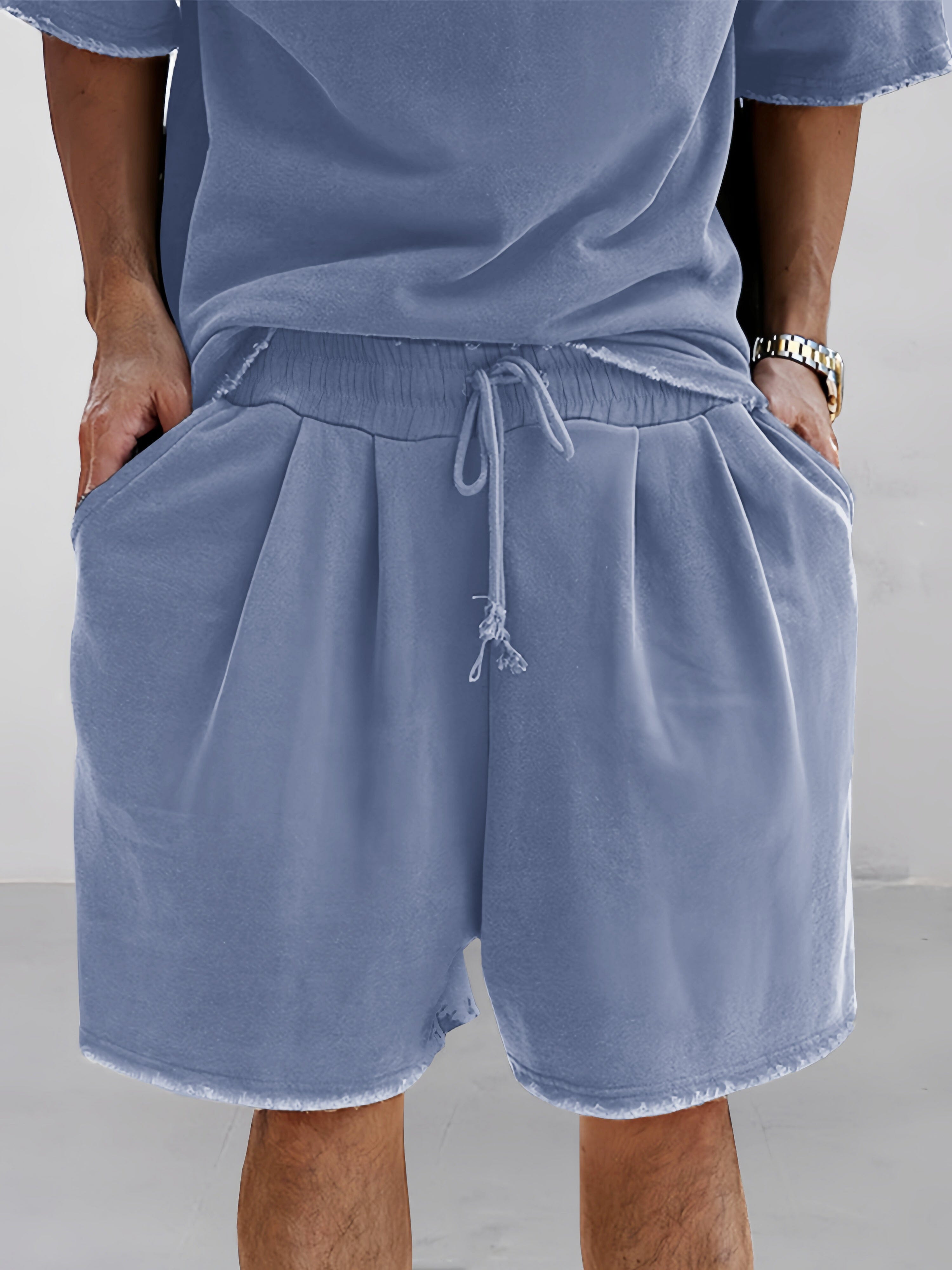 Casual Word Printed Kurz Ärmel Sports Set