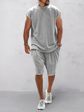 Casual Lockere Fit Baumwolle Trainingsanzug Set