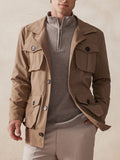 Vintage Cargo Trench Jacke with Belt