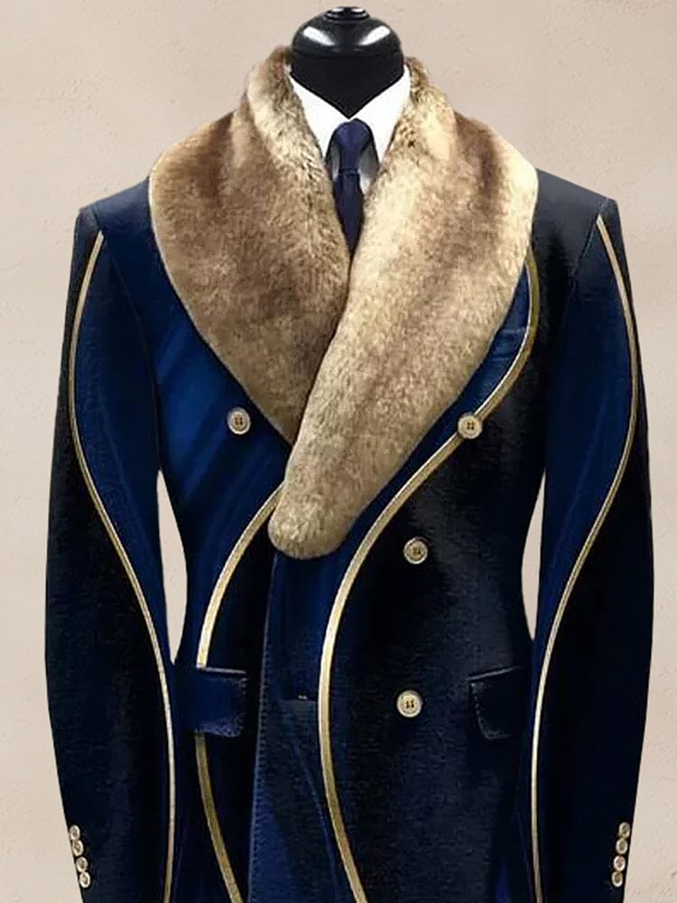 Warm Windproof Fur Kragen Mantel