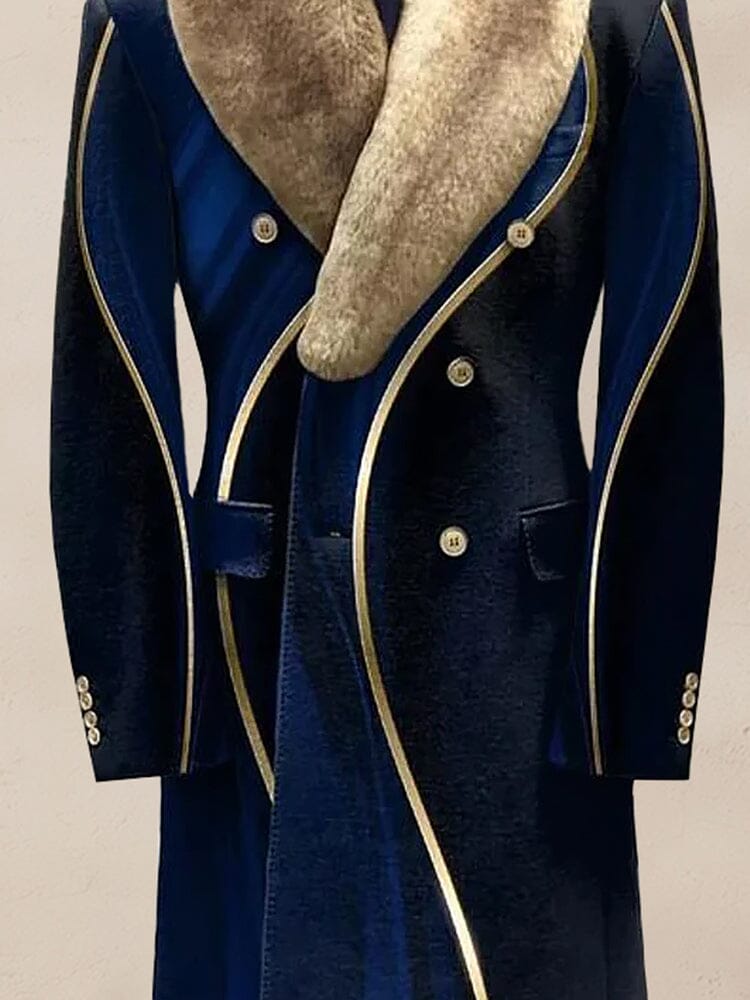 Warm Windproof Fur Kragen Mantel