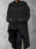 Stylish Irregular Hem Mit Kapuze Tops