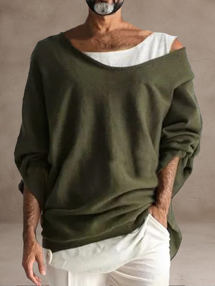 Cozy Fake Two-Teil Top