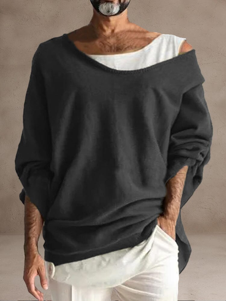 Cozy Fake Two-Teil Top