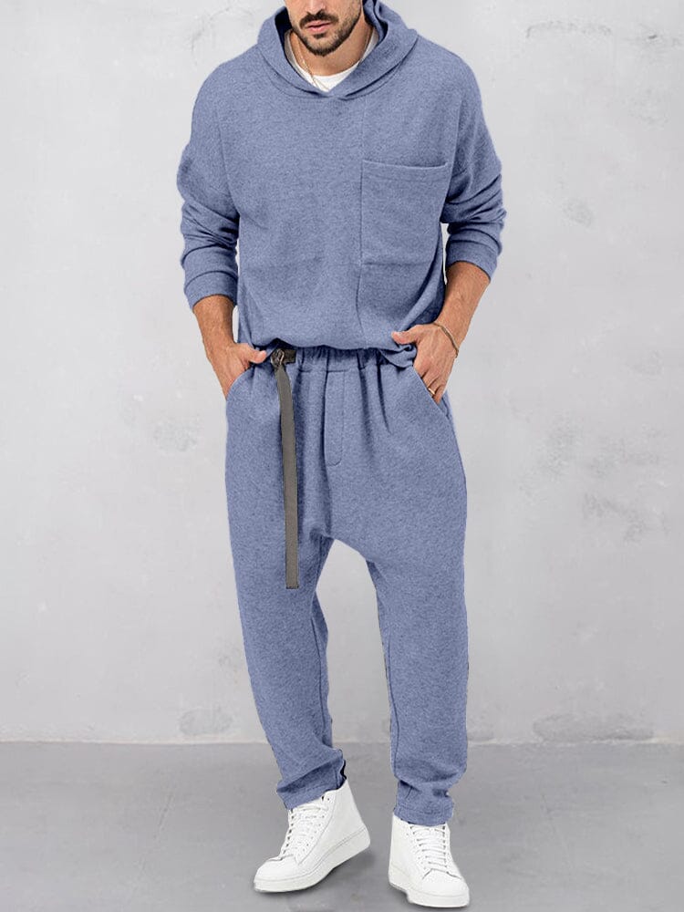 Casual Lockere Athleisure Hoodie Set