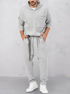 Casual Lockere Athleisure Hoodie Set