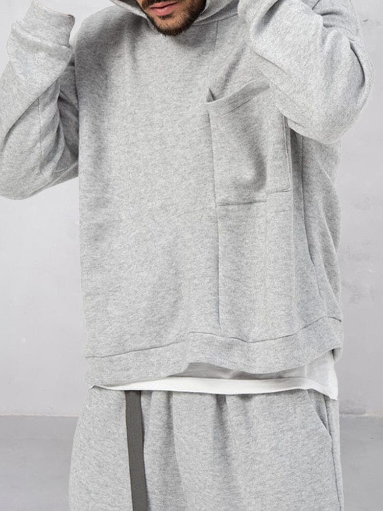 Casual Lockere Athleisure Hoodie Set