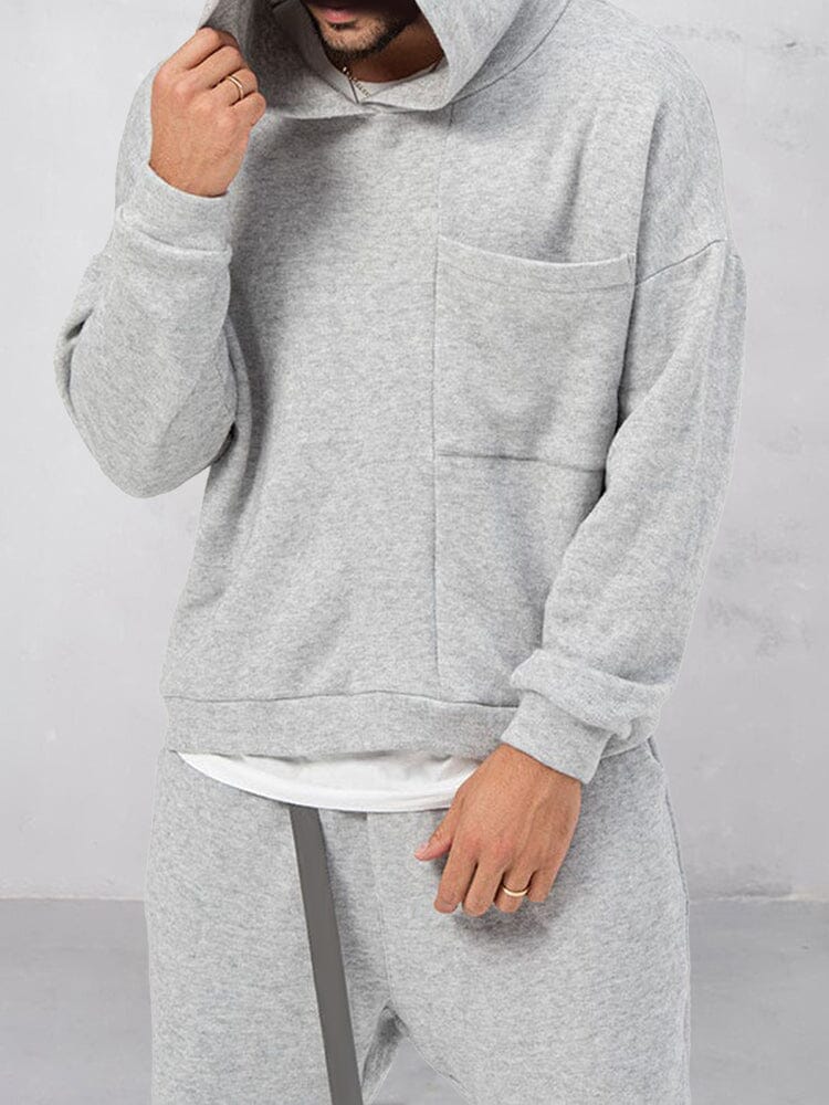 Casual Lockere Athleisure Hoodie Set