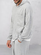 Casual Lockere Athleisure Hoodie Set
