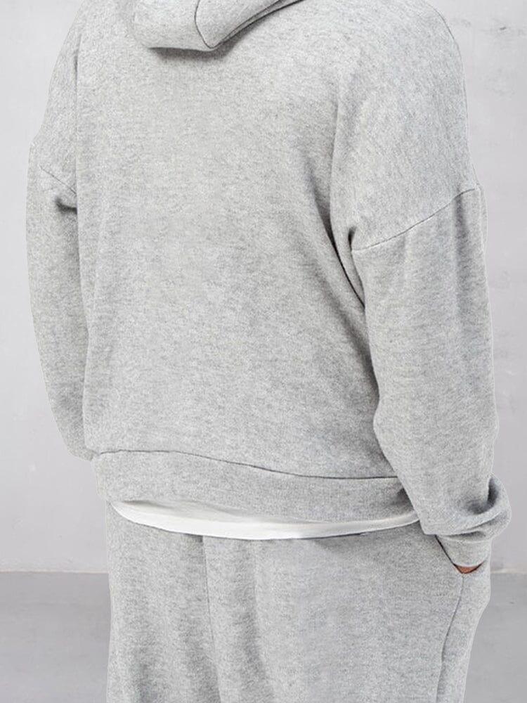 Casual Lockere Athleisure Hoodie Set
