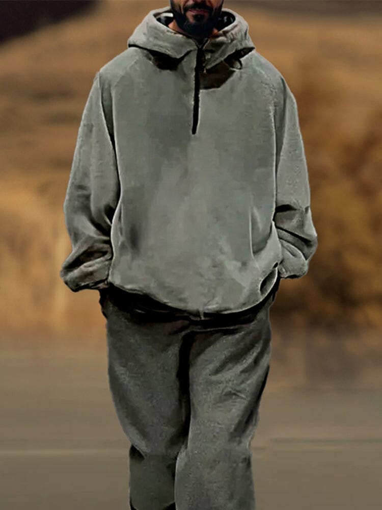 Causal Lockere Hoodie Set