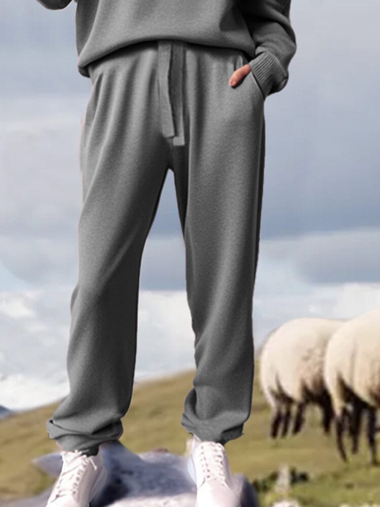 Simple Rollkragen Leisure 2-Teil Outfit