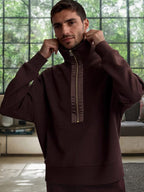 Athleisure Rollkragen Pullover Sweatshirt