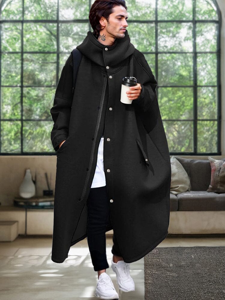 Windproof Oversized Mit Kapuze Mantel