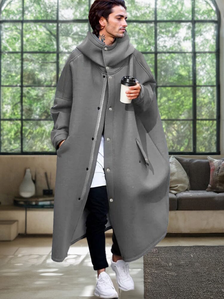 Windproof Oversized Mit Kapuze Mantel