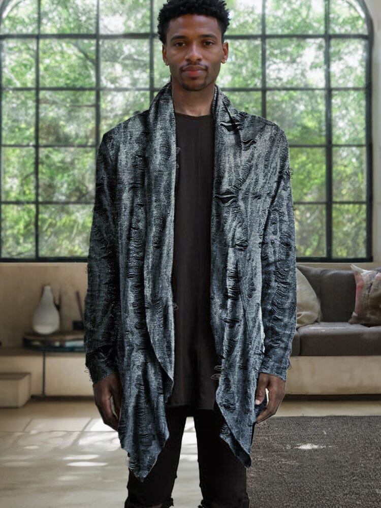 Stylish Schalkragen Kragen Textural Cardigan