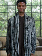 Stylish Schalkragen Kragen Textural Cardigan