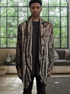 Stylish Schalkragen Kragen Textural Cardigan