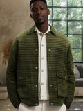 Casual Trendy Textured Jacke