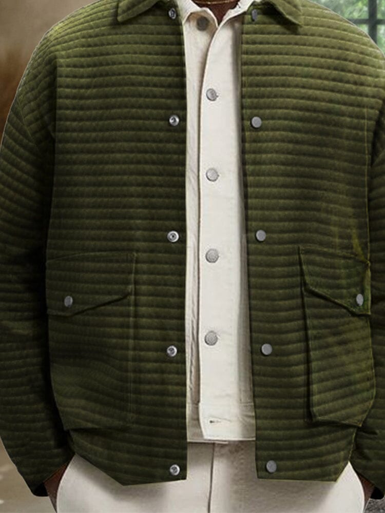 Casual Trendy Textured Jacke