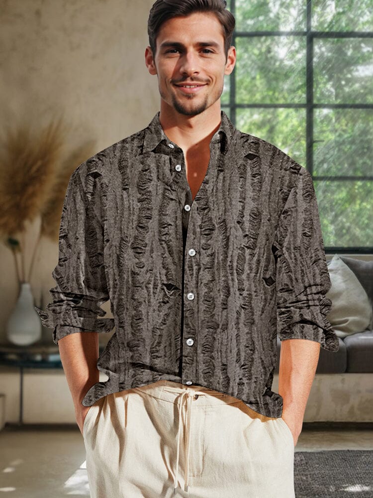 Stylish Luxus Textured Stretch Hemd