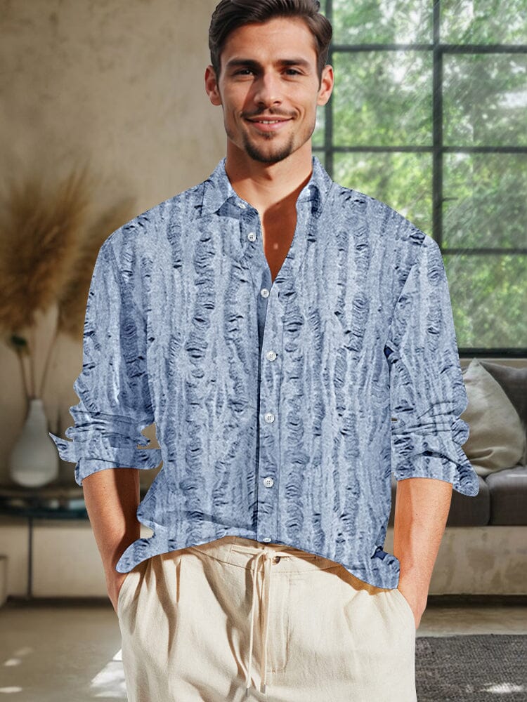 Stylish Luxus Textured Stretch Hemd