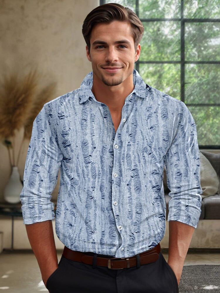Stylish Luxus Textured Stretch Hemd