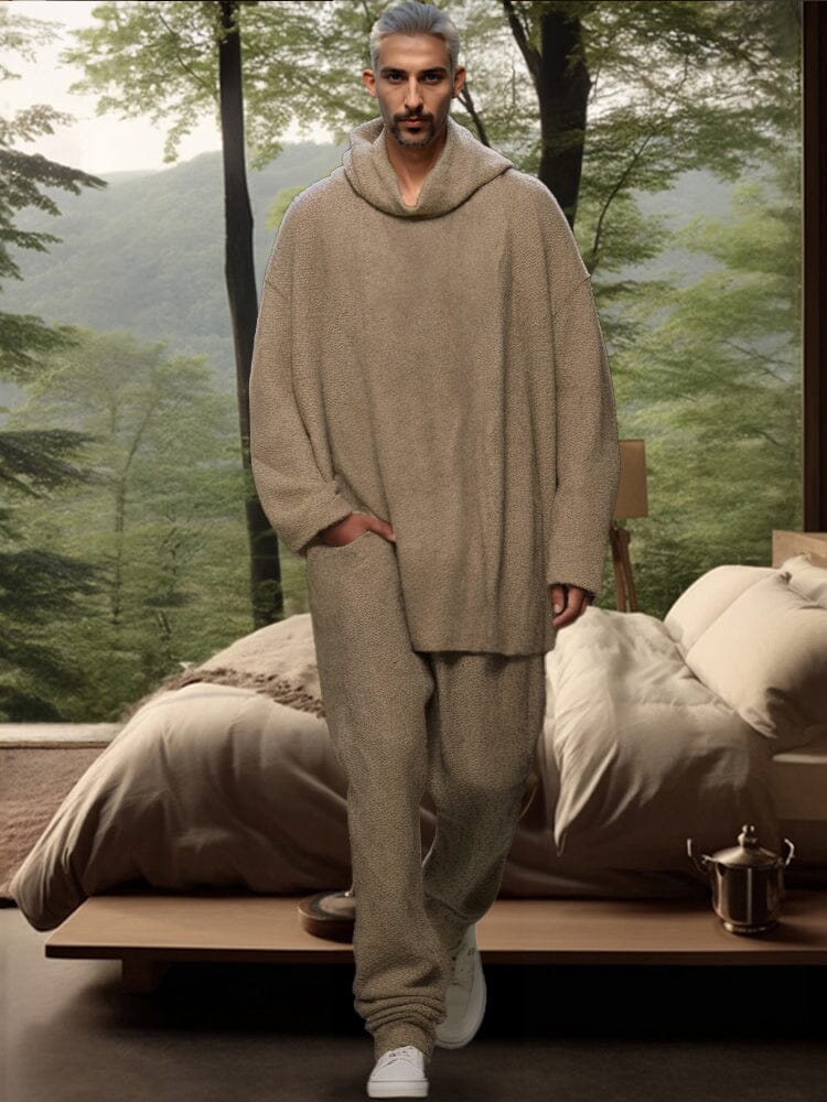 Casual Stacked Kragen 2-Teil Outfits