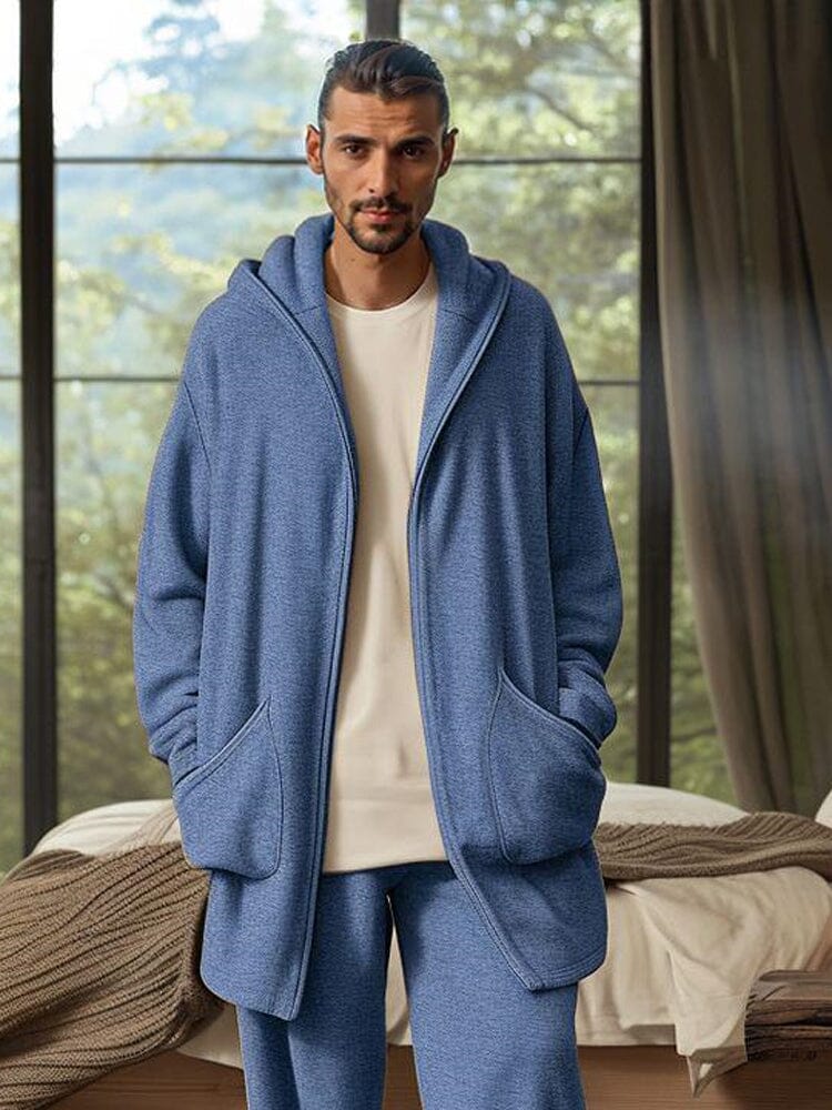 Comfy Casual Mit Kapuze Jacke Two Teil Set