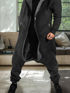 Thermal Fleece Lined Mit Kapuze Jumpsuit