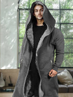 Thermal Fleece Lined Mit Kapuze Jumpsuit