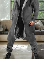 Thermal Fleece Lined Mit Kapuze Jumpsuit