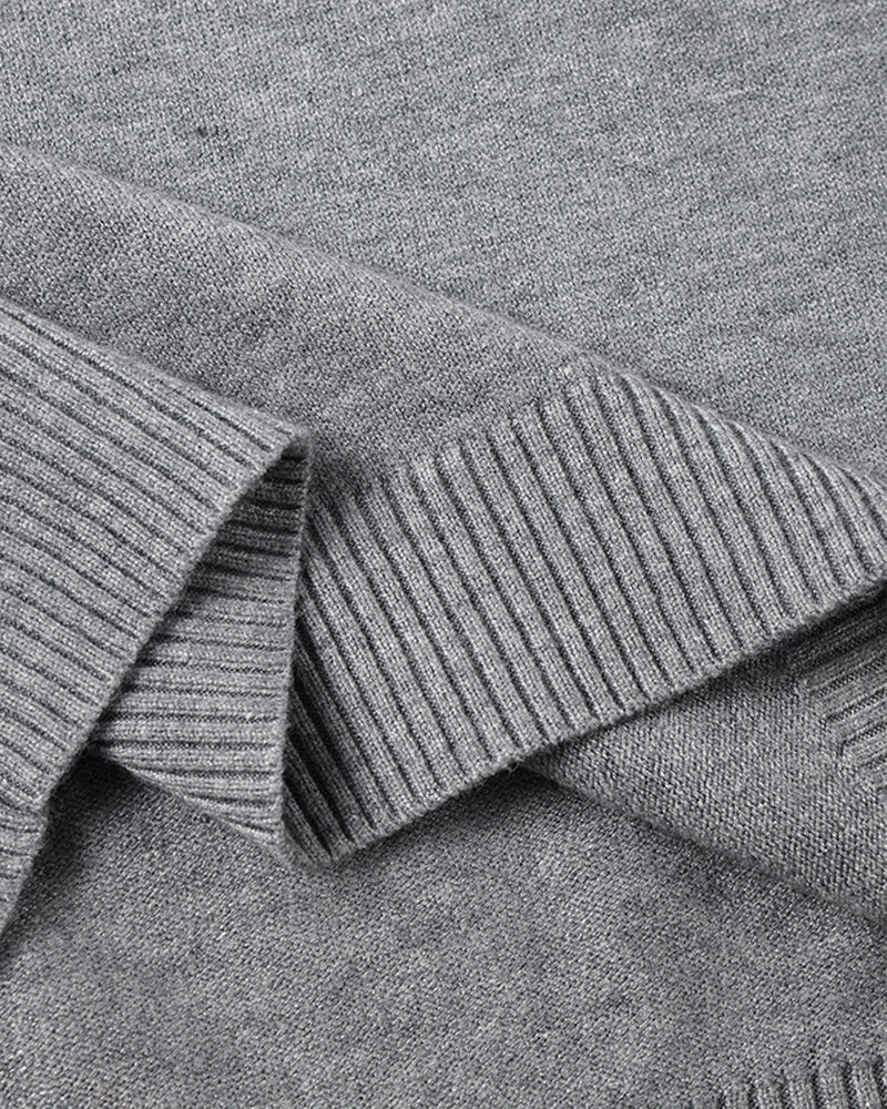 JANGSAN Merinowolle-Rollkragenpullover