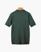 GIMCHEON Gestricktes Poloshirt