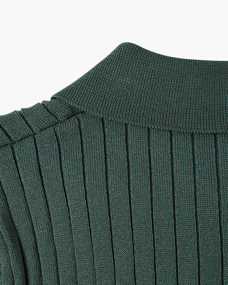 GIMCHEON Gestricktes Poloshirt