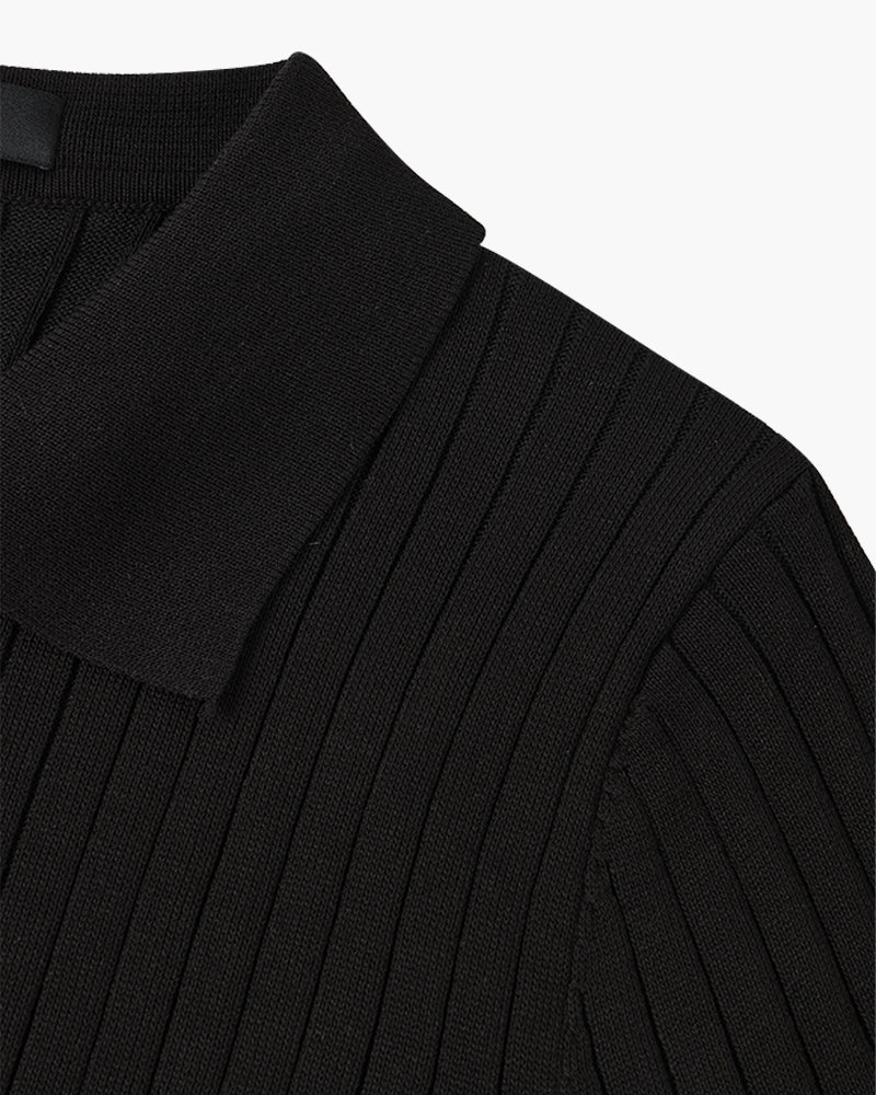 GIMCHEON Gestricktes Poloshirt