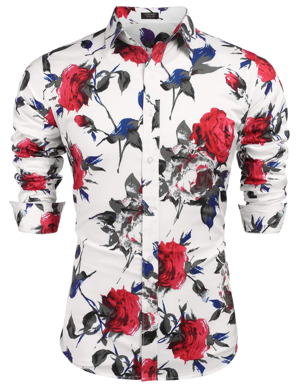 Blumen Hawaii Tropical Knopf Down Strand Hemd