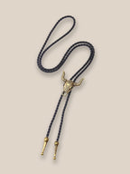 Vintage Cow Skull Bolo Tie Halskette